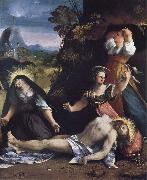 Dosso Dossi Lamentation over the Body of Christ oil on canvas